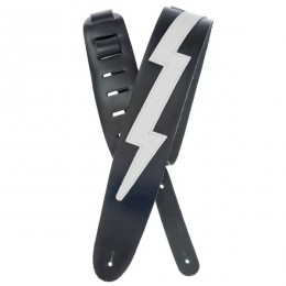 Planet Waves 25LIC03 гитарный ремень, кожа, черный, аппликация