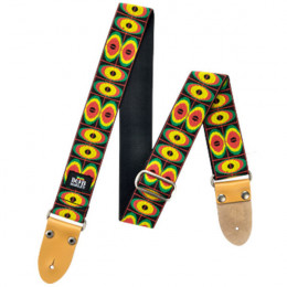 Dunlop BOB07 Гитарный ремень Bob Marley Ovals
