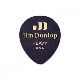 Dunlop 485R03MD Медиаторы Genuine Celluloid Black Tear Drop, Medium (72шт)