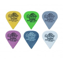 Dunlop 4121 Tortex Sharp Набор медиаторов (216шт)