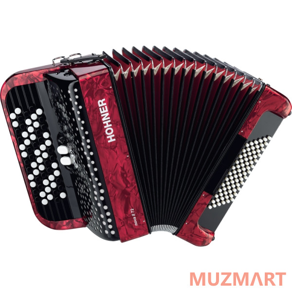 Hohner Nova II 72 Hohner(А-4163) Red Кнопочный аккордеон