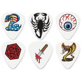 Dunlop BL116P1.0 Dirty Donny S3 Медиаторы 6шт, толщина 1.0мм
