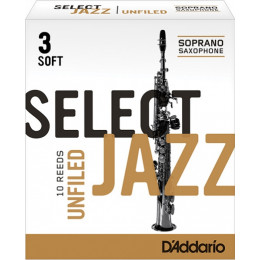 Rico RRS10SSX4H SELECT JAZZ UNFILED Трости для саксофона сопрано