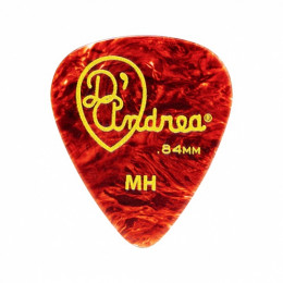 D'Andrea TPG351-084MH Shell Celluloid Медиаторы, толщина 0.84мм, 12шт