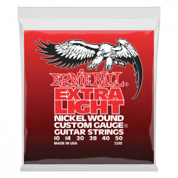 Ernie Ball 2210 Nickel Wound Extra Light Струны для электрогитары