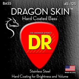 DR DSB5-45 DRAGON SKIN Струны для 5-струнной бас-гитары