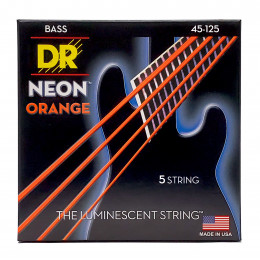 DR NOB5-45 HI-DEF NEON Струны для 5-струнной бас-гитары
