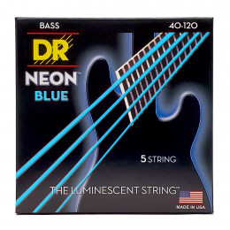 DR NBB5-40 HI-DEF NEON Струны для 5-струнной бас-гитары