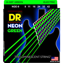 DR NGE-9 HIGH-DEF NEON Струны для электрогитары
