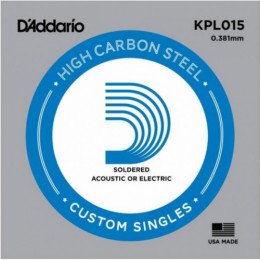 D'Addario KPL015 Одиночная струна для электрогитары