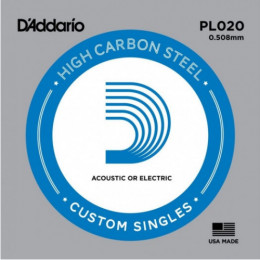 D'Addario KPL020 Одиночная струна для электрогитары