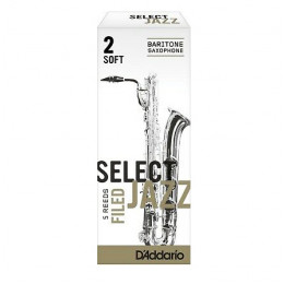 Rico RSF05BSX2S Select Jazz Filed Трости для саксофона баритон, размер 2, мягкие (Soft), 5шт