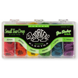 Dunlop 4231 Tortex Small Teardrop Display Коробка с медиаторами