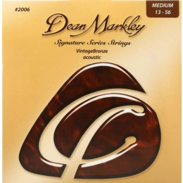 Dean Markley DM2006 Vintage Bronze Комплект струн для акустической гитары, бронза 85/15, 13-56