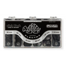 Dunlop 4820 Tortex Pitch Black Jazz III Display Коробка с медиаторами