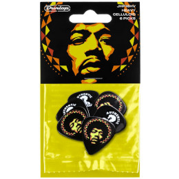 Dunlop JHP16HV Jimi Hendrix Aura Mandala Набор медиаторов