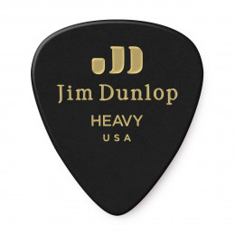Dunlop 483P03HV Celluloid Black Heavy 12Pack Медиаторы