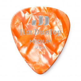 Dunlop 483P08MD Celluloid Orange Pearloid Medium 12Pack Медиаторы