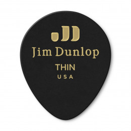 Dunlop 485P05TH Celluloid Shell Teardrop Thin 12Pack Медиаторы, 12 шт