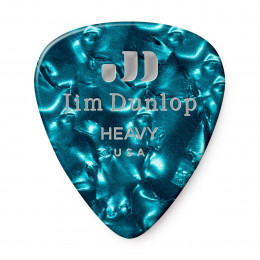 Dunlop 483P11HV Celluloid Turquoise Pearloid Heavy 12Pack Медиаторы