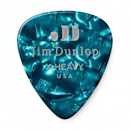 Dunlop 483P11XH Celluloid Turquoise Pearloid Extra Heavy 12Pack Медиаторы, 12 шт