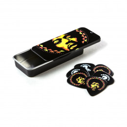 Dunlop JHPT16H Jimi Hendrix Aura Mandala Pick Tin Сувенирный набор медиаторов в пенале