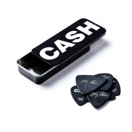 Dunlop JCPT04H Johnny Cash Bold Pick Tin Сувенирный набор медиаторов в пенале, 6 шт