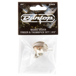 Dunlop 33P015 Nickel Silver Fingerpick 5Pack Когти