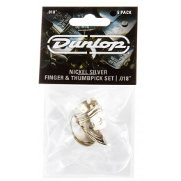 Dunlop 33P018 Nickel Silver Fingerpick 5Pack Когти-медиаторы, 5 шт