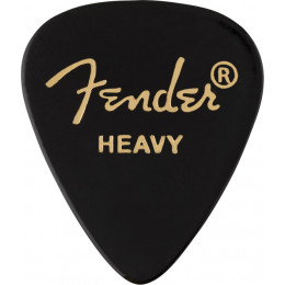 Fender 351 Shape Premium Picks Heavy Black 12 Набор медиаторов