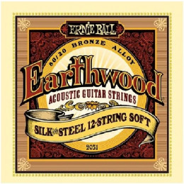 Ernie Ball P02051 Earthwood Silk & Steel Soft Струны для акустической 12-ст. гитары