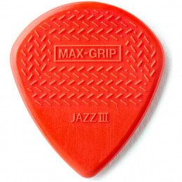 Dunlop NYL MAX GRIP JZ-6/PLYPK Медиаторы нейлоновые 1,38 красные