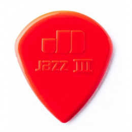 Dunlop NYLON JAZZ-6/PLYPK Медиаторы нейлоновые 1,38 красные