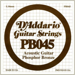 D'Addario PB045 Одиночная струна для акустической гитары