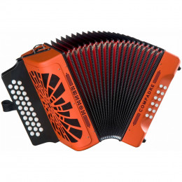 Hohner Compadre FBbEb, orange (A48451) Диатонический кнопочный аккордеон