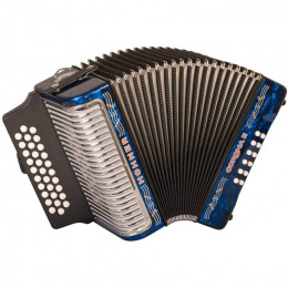Hohner Corona II GCF, dark blue (A5624) Диатонический кнопочный аккордеон