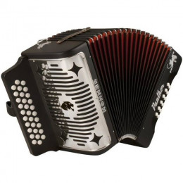 Hohner Panther GCF, black (A4800) Диатонический кнопочный аккордеон
