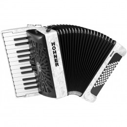 Hohner The New Bravo II 48 white (A16512) Аккордеон 1/2