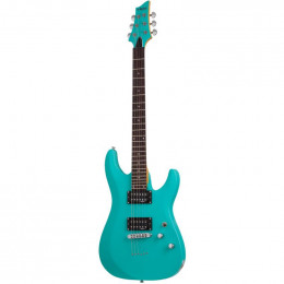 Schecter C-6 Deluxe SAQ Satin Aqua Электрогитара