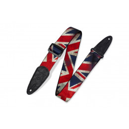 Levy's MDP-UK Print Series Ремень для гитары, британский флаг