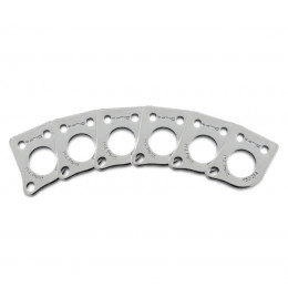 GraphTech PRT-952-214-C0 Ratio InvisoMatch Пластины для колков, 45 градусов, 6шт, хром