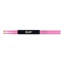 HUN 1010100201005 Colored Series 5A PINK Барабанные палочки, орех гикори, розовые