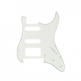 Musiclily MX1380AW Защитная накладка гитары Fender Stratocaster HSS, 3 слоя, белая