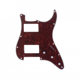 Musiclily MX1379BT Защитная накладка электрогитары Fender Stratocaster HH, 4 слоя, черепаший панцирь