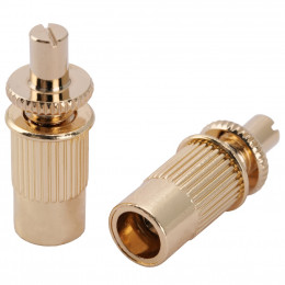 Musiclily MX2209GD Опоры бриджа Tune-O-Matic Nashville, 2шт, золото