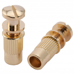 Musiclily MX2212GD Опоры бриджа Wraparound, золото