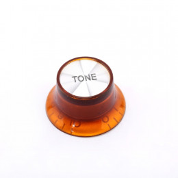 Musiclily MX1059-2MX1060-2 Комплект ручек потенциометров 2+2, Gibson Style, янтарь