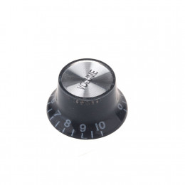 Musiclily M143-2M490-2 Комплект ручек потенциометров 2+2, Gibson Style, черные