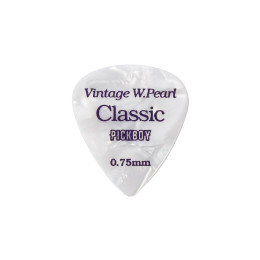 Pickboy GP-14/075 Celluloid Vintage Classic White Pearl Медиаторы 50шт