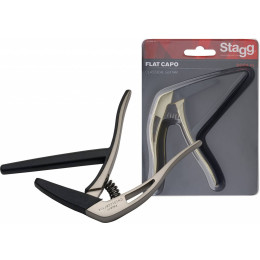 Stagg SCPX-FL BG Плоский каподастр для классической гитары